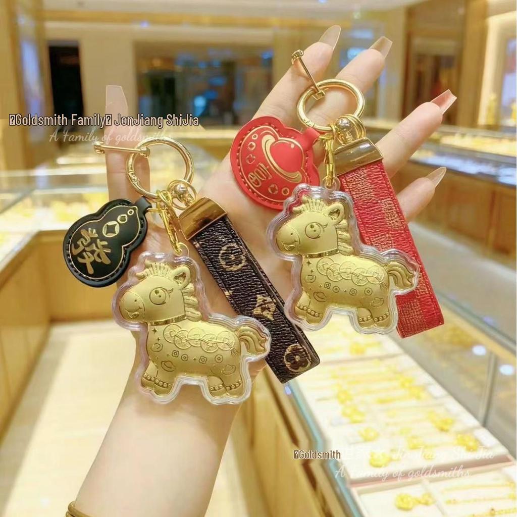 Кулон-брелок Пегас из золота 999 пробы - Подарок в стиле принцессы