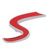 3D металлический значок S на переднюю решетку радиатора эмблема наклейка для Mini для Cooper R50 R52 R53 R56 R