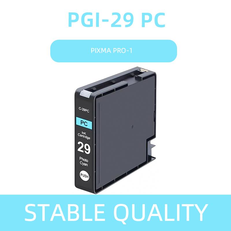 PGI-29 PGI29 Pgi29 Compatible Ink Cartridge With Pigment Ink For Canon PIXMA PRO-1 Pro1 Pro-1 Printer (12 Colors Available)