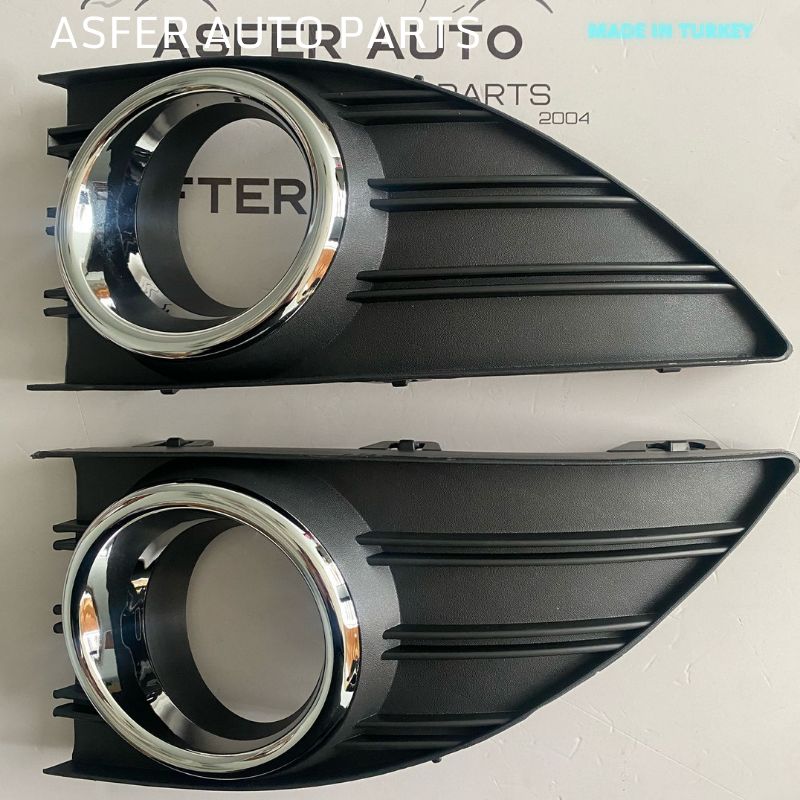 Крышка рамки противотуманной фары хромированная правая левая 2 шт. комплект для Fluence 2009-2012 OEM 261523809R 261523809L