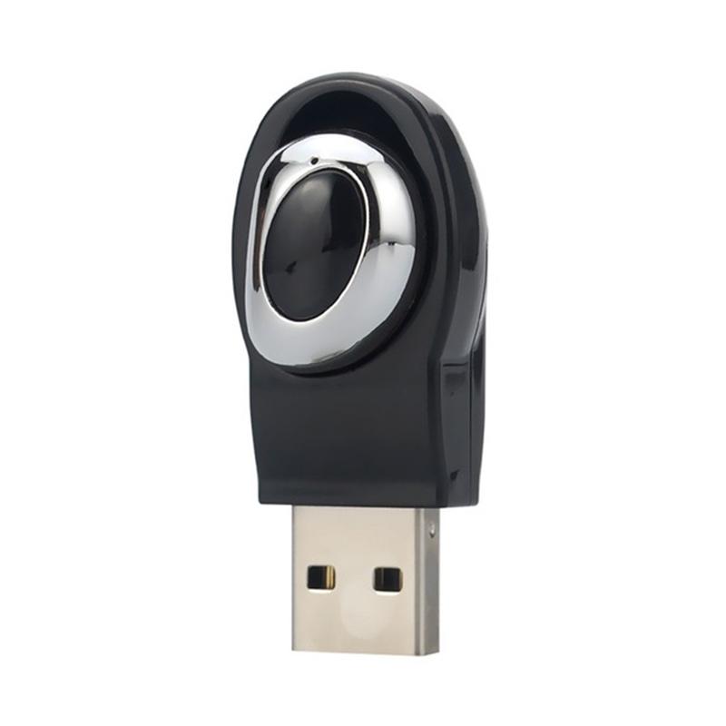 Мини-беспроводные Bluetooth-наушники, музыкальная гарнитура с громкой связью, гарнитура-вкладыши, USB-наушник, невидимый для телефона