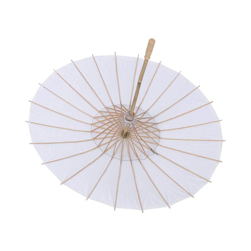 White Paper Umbrella Wedding Favor Party Decoration Bridal Photograph Accessory Art Display