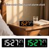 Будильник Голосовое управление Цифровой будильник Часы Настольные аксессуары Для общежития Отеля Взрослых Детей День рождения Полка Офисный стол