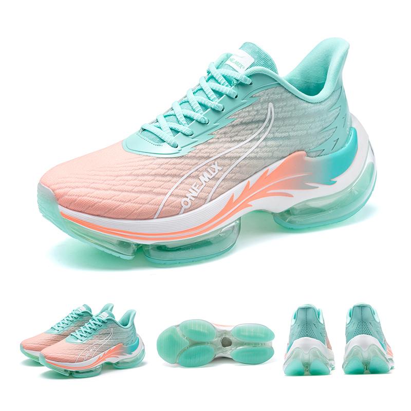 onemix Модные мужские кроссовки на воздушной подушке, спортивные кроссовки для пар, спортивные кроссовки для бега, уличные женские прогулочные кроссовки