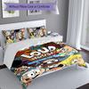 3pcs The Loud House1 pattern bedding set duvet cover set includes duvet cover &pillowcases, perfect all season bedroom decoration & gift