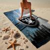 Las Vegas Raiders Microfiber Beach Towel, Lightweight And Quick-Dry, for Summer Travel, Beach Essential, Swimming Pool