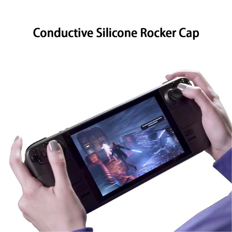 Gp-812 Silicone Protector Kit Compatible For Steam Deck Console Accessories Dust Plug Sticker Rocker