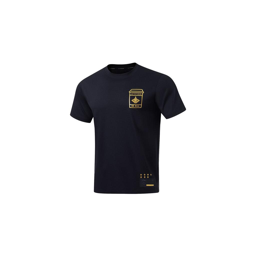 Мужская футболка Li Ning из коллекции Professional Basketball, черная, ATST091-7