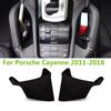 2PCS Car Center Console Seat Crevice Storage Box Bag Interior Decoration Accessories For Porsche Cayenne 958 92A MK2 2011 - 2018