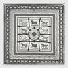 90cm Hand Rolled Horse Design Twill Silk Square Scarf Women Shawl Brand Hijab Scarf Foulard Head Scarves Design Bandana
