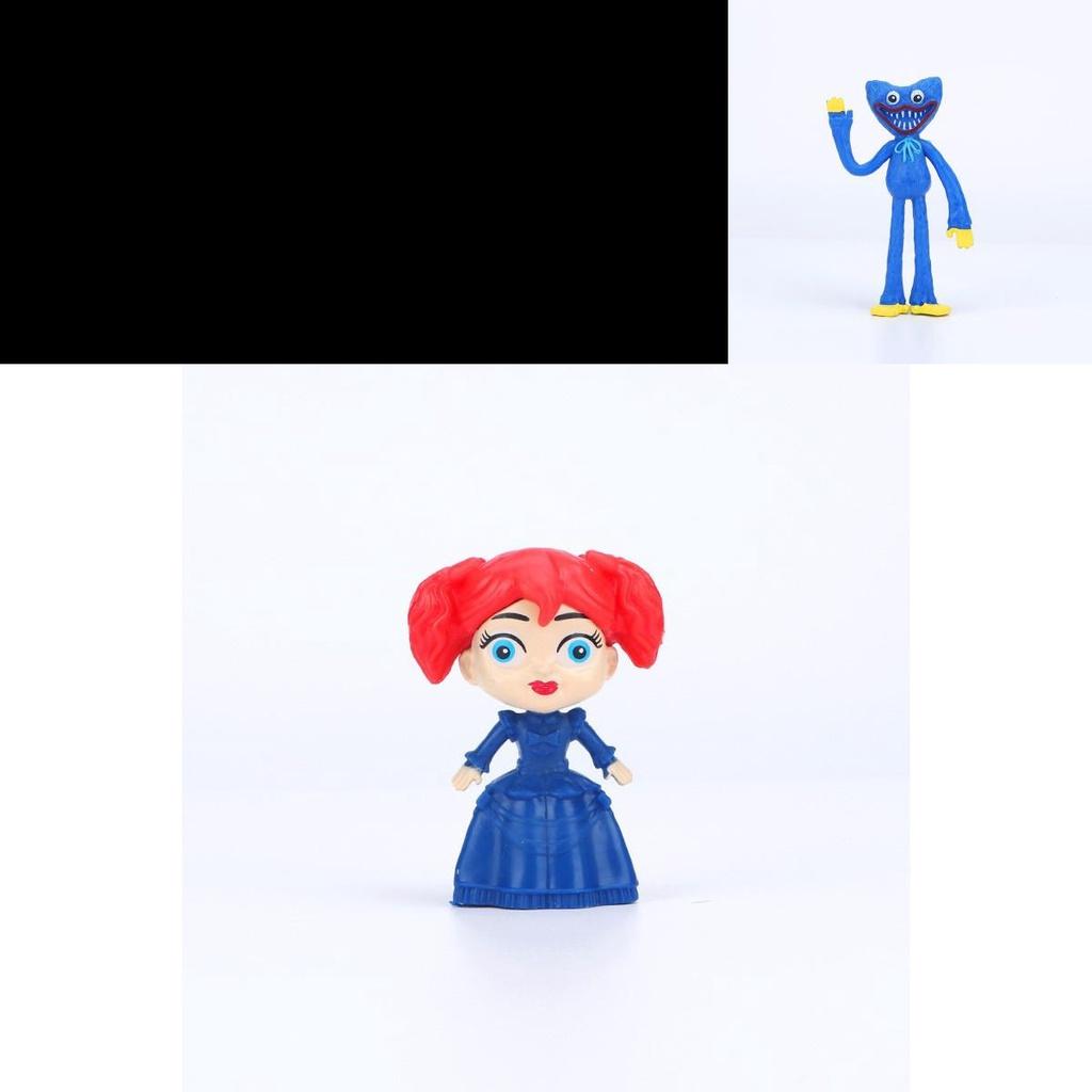 Фигурки Poppy Playtime Хагги Вагги Модель Дисплей Игрушки Топпер Детский Подарок Набор 6/8 шт.