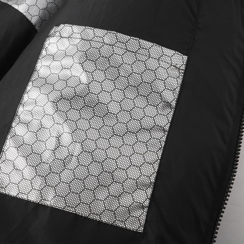 Мода Зима Мужские Пуховики с Капюшоном Водонепроницаемые Повседневные Свободные Толстые Теплые Большого Размера Верхняя Одежда Мужское Пуховое Пальто