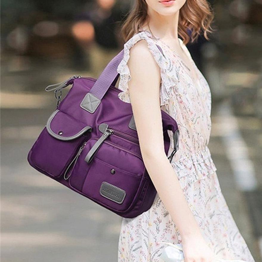Fashion Casual Women's Travel Shoulder Crossbody Bag Portable Large Capacity Top-handle Bag Handbag