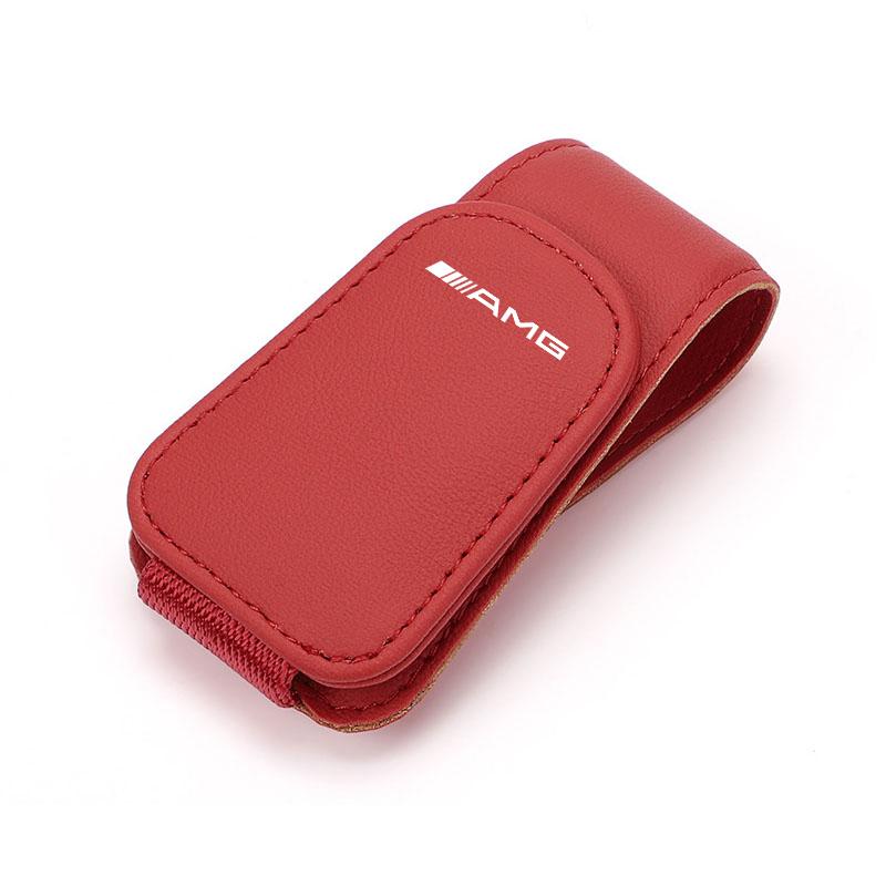 Car Sun Visor Glasses Clip Ticket Card Storage Clamp For Mercedes Benz AMG W203 W205 W206 W211 W220 W212 W201 W222 GLK W221 GLC RM6
