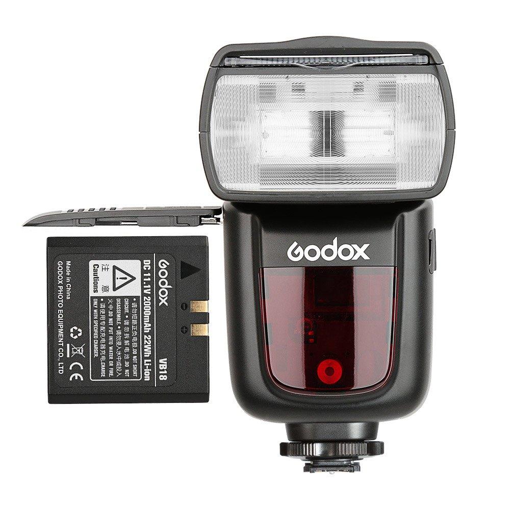 GODOX V860IIS Camera Flash with Lithium Battery for Sony DSLR Cameras GN60 2.4G TTL Auto Flash 1/8000s High Speed Sync [Used]