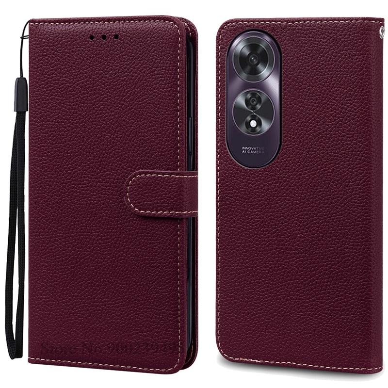 For OPPO A60 4G Case Wallet Flip Leather Case For OPPO A60 Cover Book Fundas For Oppo A60 Mobile Case Coque Shell