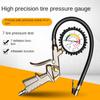 220PSI Car Motorcycle Multifunctional Tire Air Pressure Monitoring Gauge Tester Air Compressor Dial Meter Inflator Pump Tools