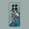 Чехол для телефона для Xiaomi Redmi 15C 14C 12C 13C 4G Redmi Note 15 14 13 12 11 10 Pro Plus 5G Cover Японская культура Волна Дракон Аниме