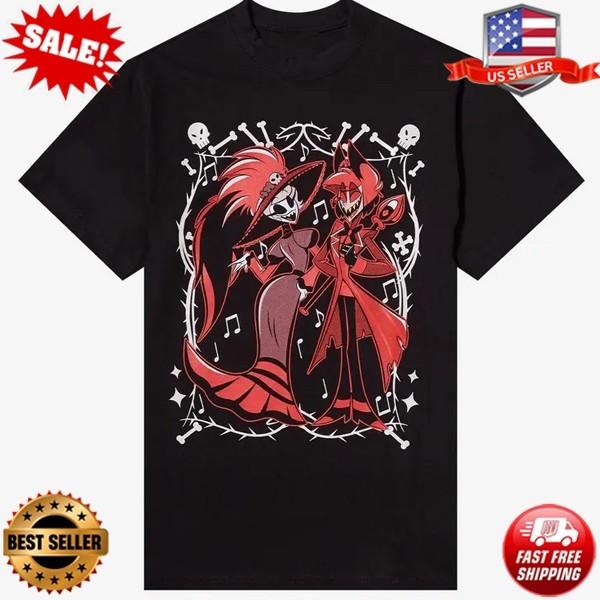 Hazbin Hotel Rosie & Alastor Ace T-Shirt | S-5XL FREESHIP