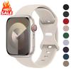 Силиконовый ремешок для Apple Watch 44 мм 45 мм 41 мм 40 мм 49 мм 42 мм 38 мм 46 мм, спортивный браслет для iWatch Series Ultra 2 SE 10 9 8 7 6 5