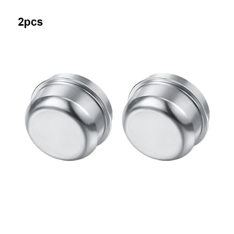 2PCS Trailer Wheel Hub Pair Grease Metal Cap Bearing Dust Cover 50mm Diameters