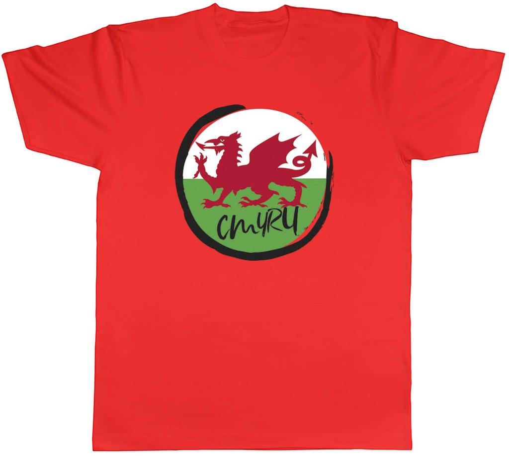 Unisexs T Shirt CMYRU Wales Football Welsh Dragon Unisex Tee Gift