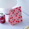 10pcs Colorful Fruit Pattern Packaging Bags Gift Packaging DIY Baking Dim Sum Bags Flat Mouth Storage Bags