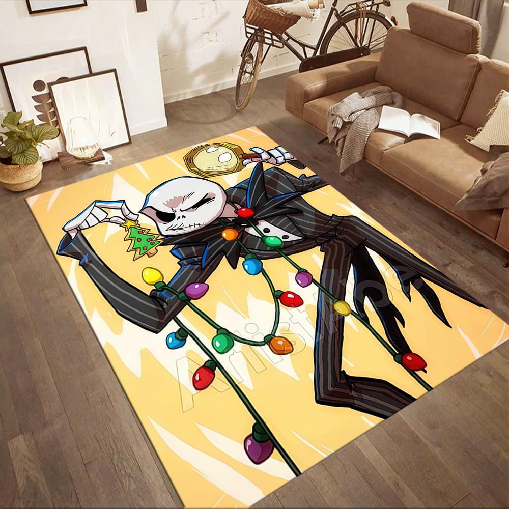 Christmas Nightmare Floor Mat Perfect for Outdoor Balcony Game Room Decorate room Anti-slip Rug Decorate Offices Birthday/Christmas Gift