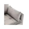 Fauteuil - MUVOE - Moderne - Velours gris - Espace de rangement - Coussins amovibles