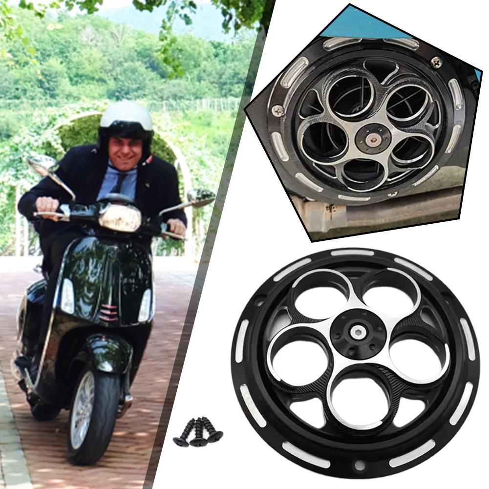 Алюминиевая вращающаяся крышка вентилятора охлаждения для Vespa Sprint Primavera 150 2013-2025 Мотоцикл CNC Радиатор двигателя Аксессуары для скутера