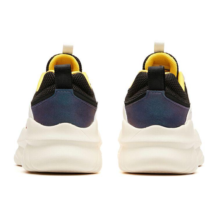 Anta Lifestyle Series Нескользящие дышащие спортивные повседневные туфли женские кроссовки черные белые 122018886-4