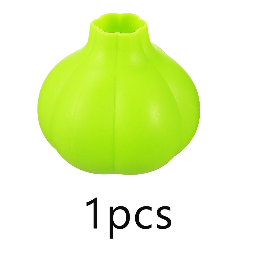 1-4 шт. Овощечистка для чеснока Креативная силиконовая роликовая чеснокочистка Инструменты для чистки чеснока Зеленый Простая Удобная Легко моется Идеальные кухонные гаджеты