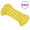 152589 vidaXL Boat Rope Yellow 3 Mm 100 M Polypropylene