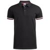 Clique Mens Newton Stripe Detail Polo Shirt