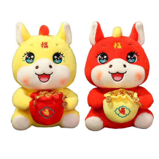 2026 год Лошади Плюшевая кукла Украшение Богатство Счастье Символ удачи Кукла Лошадь Подарок на Китайский Новый год