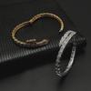 European & American Luxury Diamond Snake Bracelet: Open-Style, Fashionable, Non-Fading, Simple Yet Elegant Jewelry.