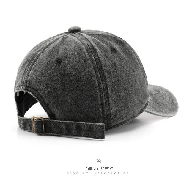Women's Washed Letter Embroidered Baseball Cap Outdoor Men's Travel Sun Protection Baseball Cap