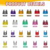 300pcs Car Blade Fuse Assortment Kit 2A-40A Auto Truck Automotive Medium Small Fuse Mixed Motorcycle Circuit Fuse With Box