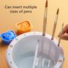 With Lid Paint Brush Washer Paint Brush Holder/Color Palette Paint Brush Cleaner  Students