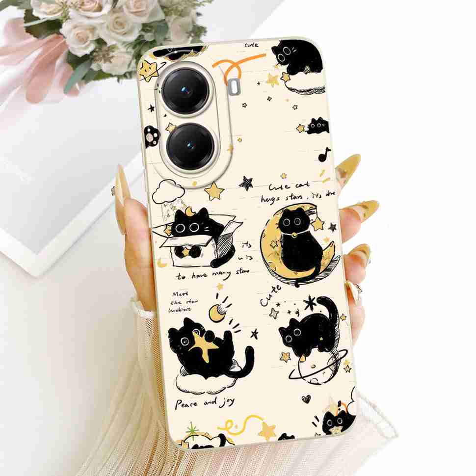 Butterfly Cherry For Xiaomi POCO X 7 x7 Pro 5G Case Clear Soft Bumper Protection Silicon Cover Capas For POCO X7 Pro