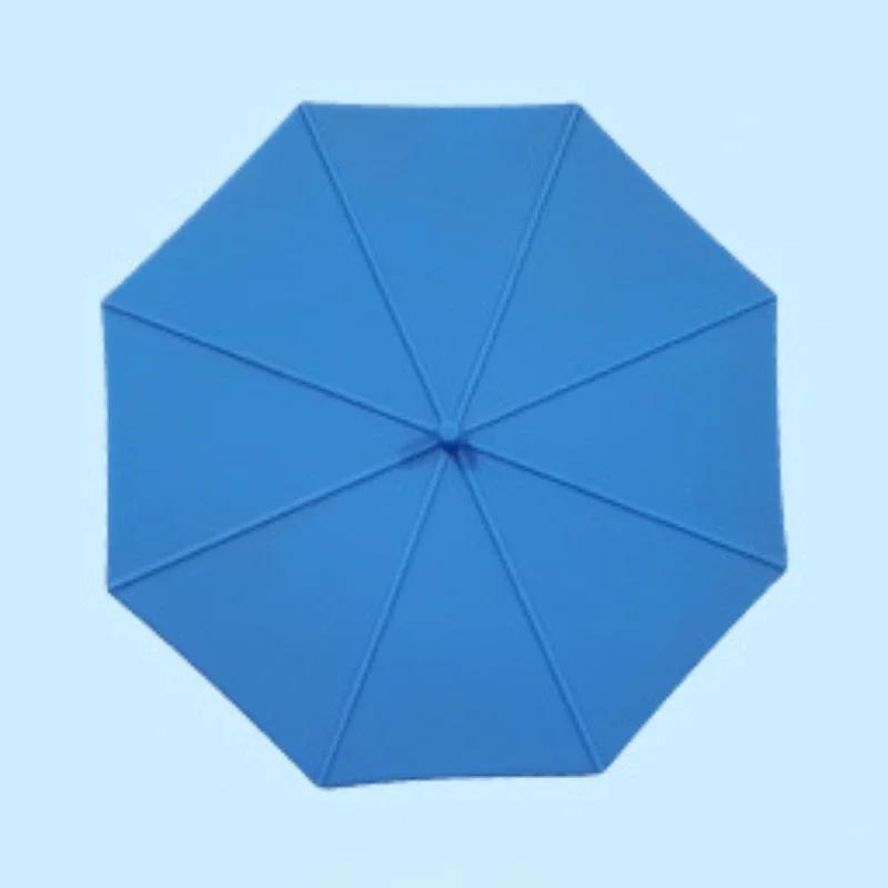 1pc Umbrella shaped leak proof mug lid silicone cup lid umbrella shaped sealable cup lid