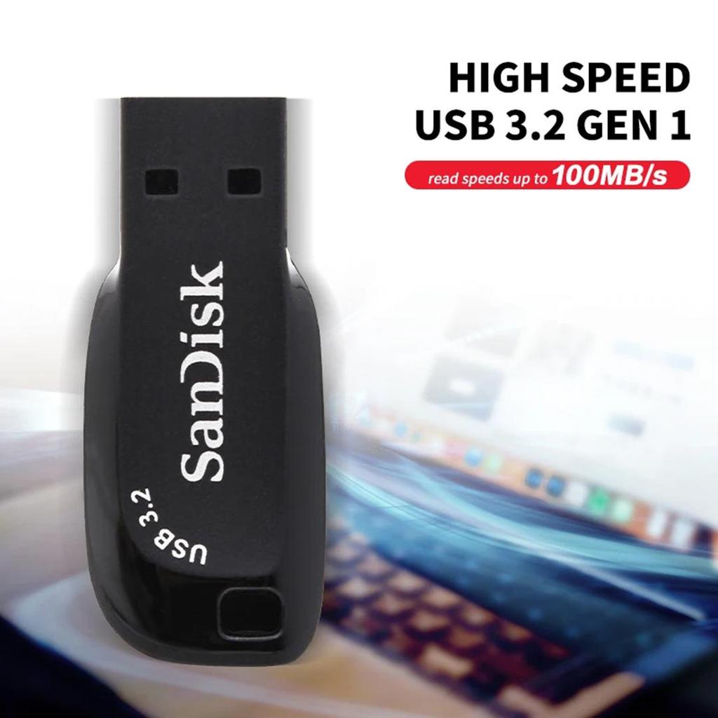 SanDisk USB 3.2 Флешка 128 ГБ 64 ГБ 32 ГБ 256 ГБ USB Флеш-накопитель 32 64 128 оригинальный Ultra Shift USB-накопитель Флешка USB Флеш-накопитель Диск на ключе Память