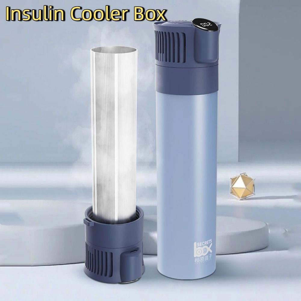 Ручная сумка-холодильник для инсулина, ЖК-цифровой дисплей, чашка для охлаждения лекарств, лето