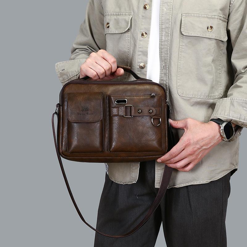 Men's Single-shoulder Crossbody Bag Urban Simple Business Fashion Commuter Men's Handbag
