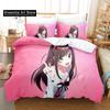 3d Printing Anime Kawaii Girls Kizuna AI Bedding Set Single Twin Full Queen King Size Bed Set Adult Kid Bedroom Duvet Cover Sets