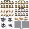 Building Block World War Ii Doll Set Collection Military Series Weapons Sandbag Building Block Children'S Toys