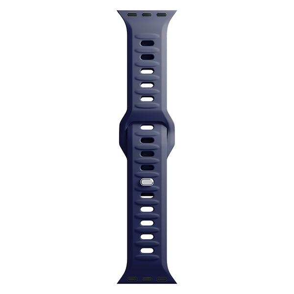 3Mk Silicone Watch Strap Granatowy/Ocean Blue Dla Apple Watch 38/40/41Mm