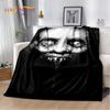 3D Gothic Horror Ghost Skull Soft Plush Blanket,Flannel Blanket Throw Blanket for Living Room Bedroom Bed Sofa Picnic Cover Kids