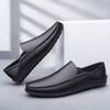 Fashion2024 Newly Men's Genuine Leather Shoes Cow Leather Soft Anti-slip Driving Shoes Man High Quality Mens Loafers Luxury Dress Shoes