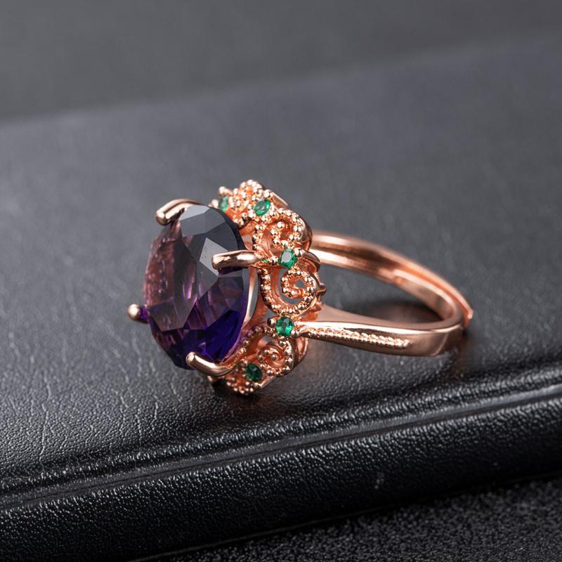 Sace Gems Классическое кольцо из медного сплава с цирконом, женские ювелирные изделия, свадебный подарок для вечеринки